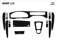Jaguar XJ8 358 2007-2009, volledige set, automatische versnellingspook interieurdashboard trimkit - 2