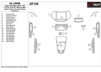 Jeep Cherokee 2014-UP Full Set, Without switch 4WD Interior BD Dash Trim Kit - 1 - Interior Dash Trim Kit