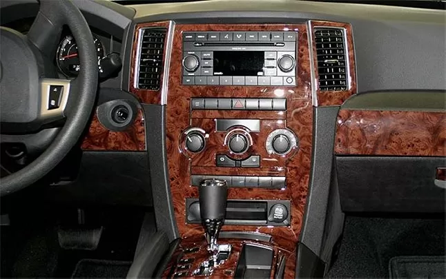 Jeep Grand Cherokee 2008-2010 Volledige universele set Interieur BD Dash Trim Kit - 1