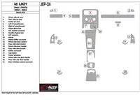 Jeep Liberty 2002-2004 Basic Set Interieur BD Dash Trim Kit - 1 Jeep Liberty 2002-2004 Basic Set Interieur BD Dash Trim Kit - 1