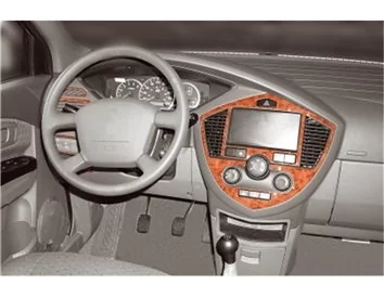 Kia Carens 07.02-10.06 Inleg dashboard Interieurset aansluitend en pasgemaakt op he 6-Teile - 1
