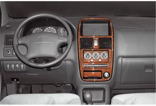 Kia Carens 10.00-06.02 3D Interior Dashboard Trim Kit Dash Trim Dekor 7-Parts - 1 - Interior Dash Trim Kit Kia Carens 10.00-06.02 3D Interior Dashboard Trim Kit Dash Trim Dekor 7-Parts - 1 - Interior Dash Trim Kit