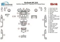 Kia Carens/Rondo 2007-UP Volledige set, handgeschakelde versnellingsbak A/C-bediening, zonder stoelverwarming Interieur BD-dashb Kia Carens/Rondo 2007-UP Volledige set, handgeschakelde versnellingsbak A/C-bediening, zonder stoelverwarming Interieur BD-dashb