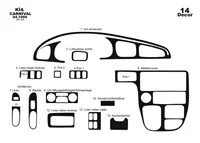 Kia Carnival 04.1999 Inleg dashboard Interieurset aansluitend en pasgemaakt op he 14 -Teile - 2 Kia Carnival 04.1999 Inleg dashboard Interieurset aansluitend en pasgemaakt op he 14 -Teile - 2