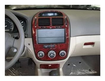 Kia Cerato Sedan 04.2007 3D Interior Dashboard Trim Kit Dash Trim Dekor 7-Parts - 1 - Interior Dash Trim Kit