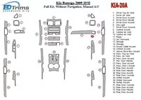 KIA Mohave 2008-UP Ensemble complet, sans kit de garniture de tableau de bord intérieur NAVI BD - 1 KIA Mohave 2008-UP Ensemble complet, sans kit de garniture de tableau de bord intérieur NAVI BD - 1