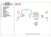 Kia Optima 2002-2003 Kit de garniture de tableau de bord BD intérieur conforme OEM - 1 Kia Optima 2002-2003 Kit de garniture de tableau de bord BD intérieur conforme OEM - 1
