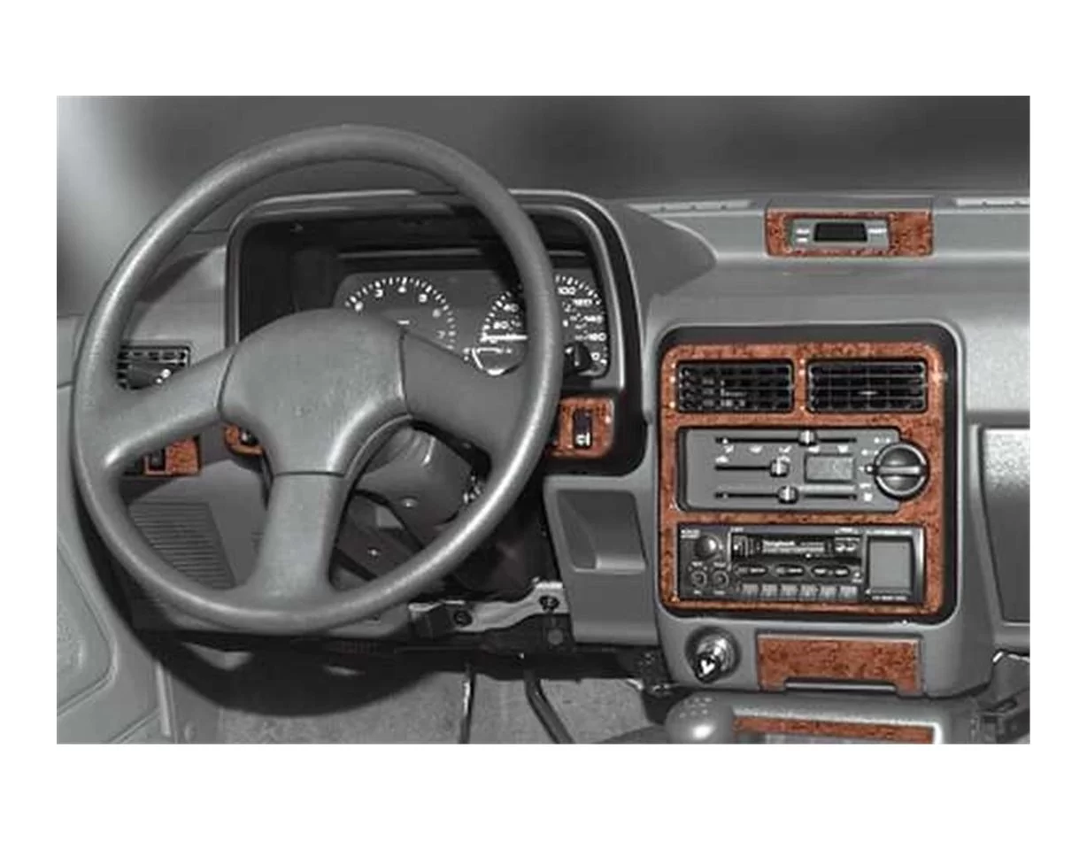 Kia Pride 03.1995 Inleg dashboard Interieurset aansluitend en pasgemaakt op he 17 -Teile - 1