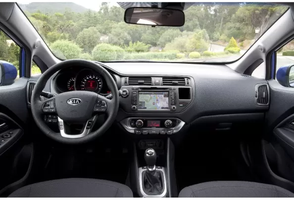 Kia Rio 01.2011 Kit de garniture de tableau de bord intérieur 3D Dash Trim Dekor 7-Parts - 1 Kia Rio 01.2011 Kit de garniture de tableau de bord intérieur 3D Dash Trim Dekor 7-Parts - 1