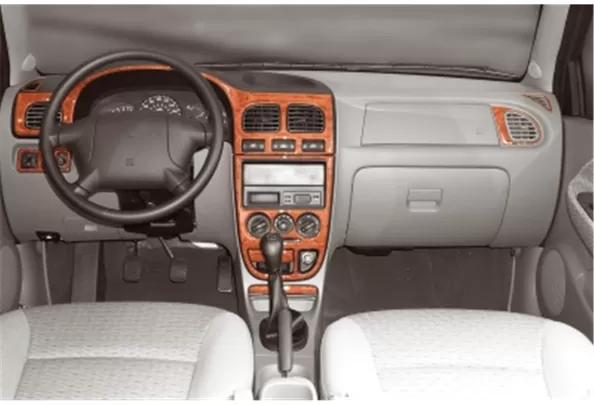 Kia Rio 09.00-08.02 Inleg dashboard Interieurset aansluitend en pasgemaakt op he 9-Teile - 1 Kia Rio 09.00-08.02 Inleg dashboard Interieurset aansluitend en pasgemaakt op he 9-Teile - 1
