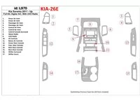 KIA Sorento 2011-UP Volledige set, klimaatregeling, met UVO-radio Interieur BD Dash Trim Kit - 1 KIA Sorento 2011-UP Volledige set, klimaatregeling, met UVO-radio Interieur BD Dash Trim Kit - 1
