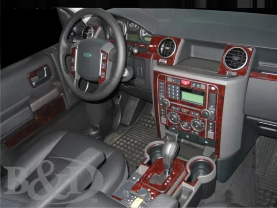 Land Rover Discovery 3 2005-UP Volledige set interieur BD dashboardafwerkingsset - 1