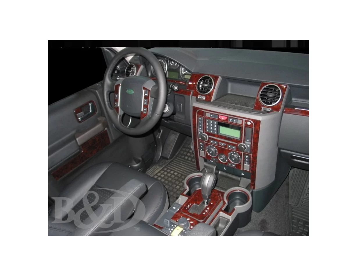 Land Rover Discovery 3 2005-UP Ensemble complet Intérieur BD Dash Trim Kit - 1