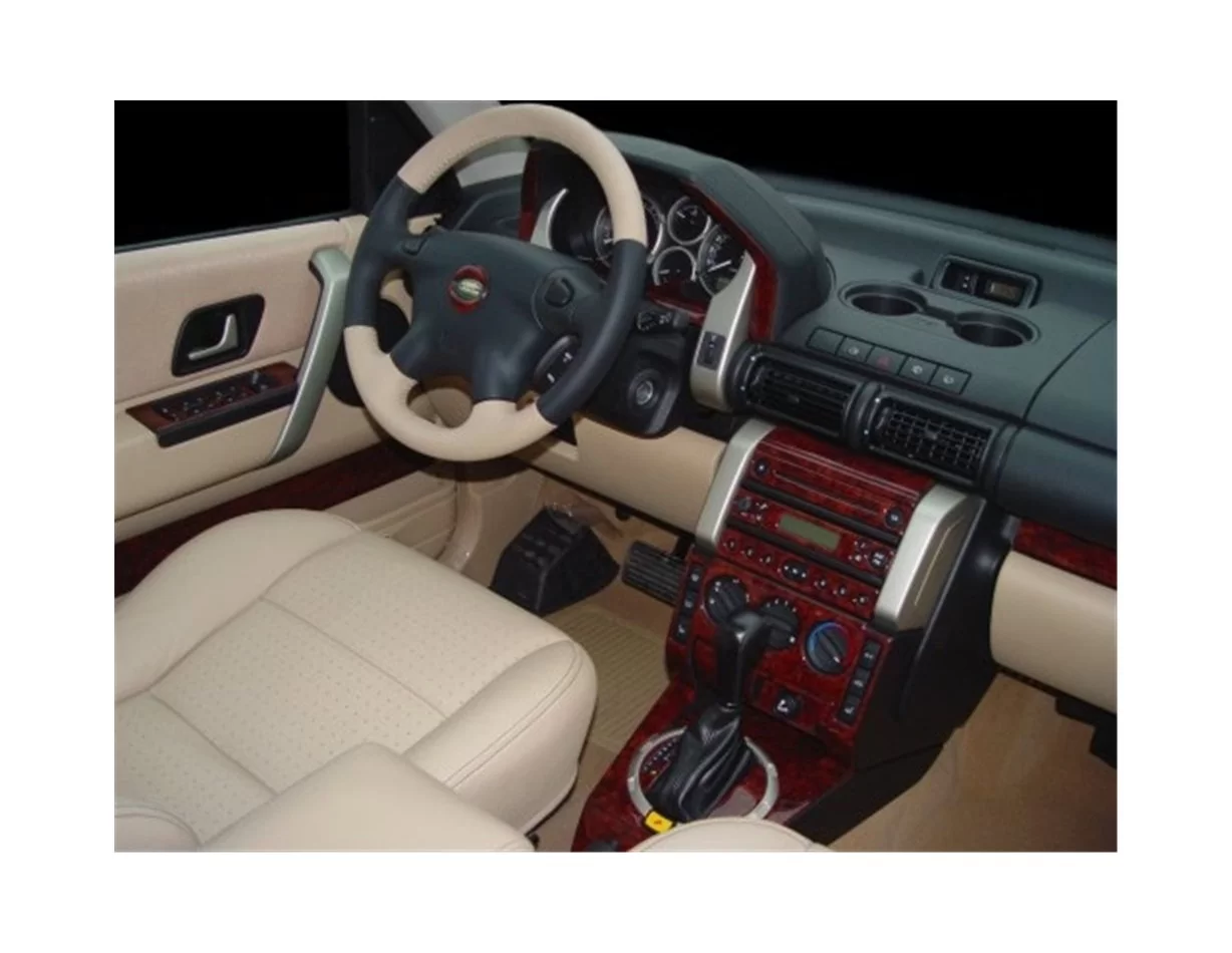 Land Rover Freelander II 01.04-12.06 Kit de garniture de tableau de bord intérieur 3D Dash Trim Dekor 12-Parts - 1