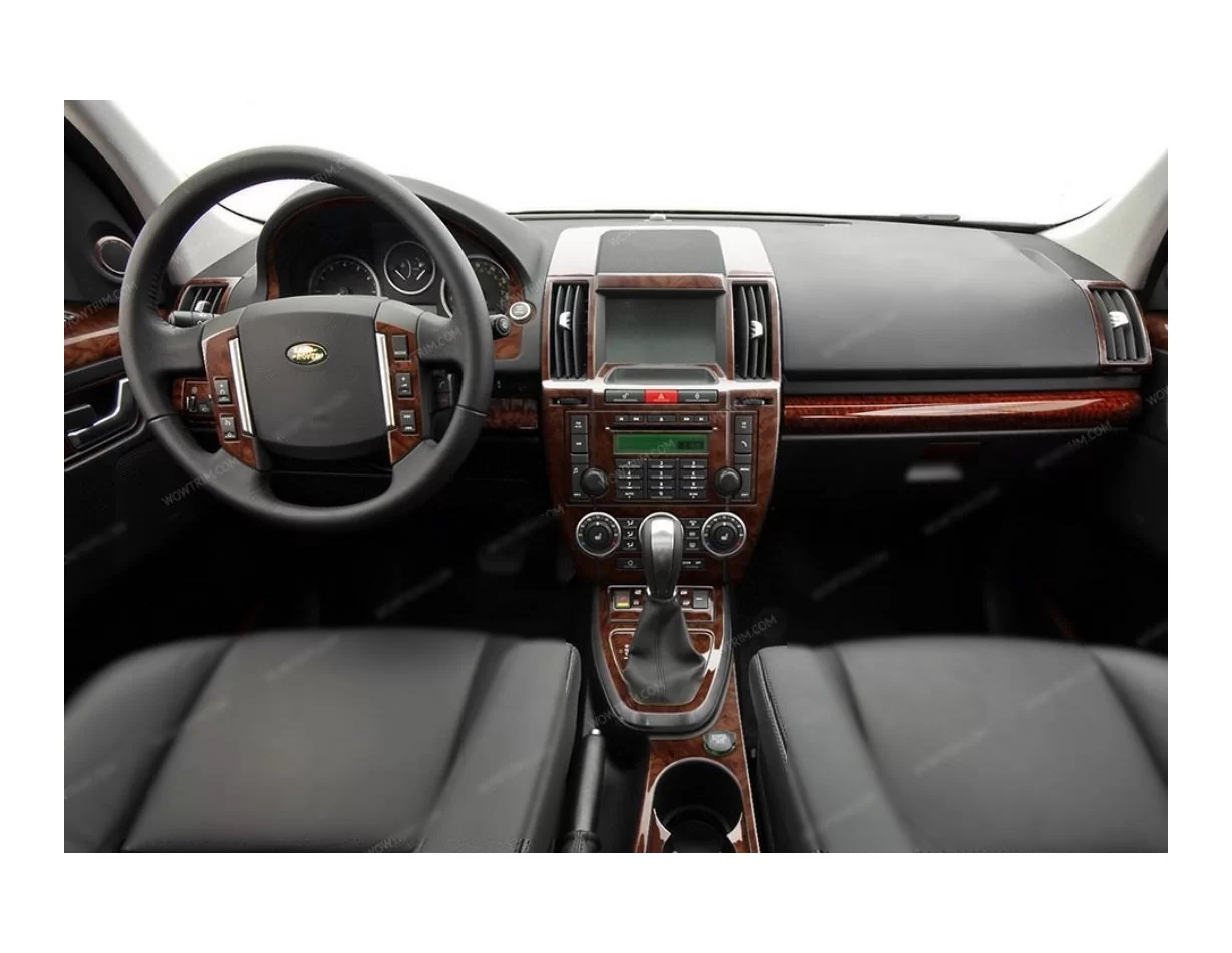 Land Rover Freelander2007-2015 Kit de garniture de tableau de bord intérieur 3D Décoration de tableau de bord 40 pièces - 1