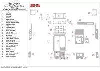 Land Rover Range Rover 2010-UP volledige set, automatische versnellingsbak interieur BD dashboardafwerkingsset - 1