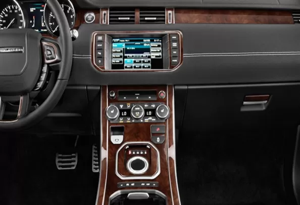 Land Rover Range Rover Evoque 2012-2016 Kit de garniture de tableau de bord intérieur 3D Dash Trim Dekor 30-Parts - 1 Land Rover Range Rover Evoque 2012-2016 Kit de garniture de tableau de bord intérieur 3D Dash Trim Dekor 30-Parts - 1