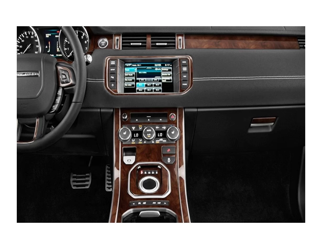 Land Rover Range Rover Evoque 2012-2016 Kit de garniture de tableau de bord intérieur 3D Dash Trim Dekor 30-Parts - 1