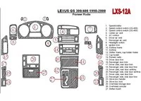Lexus GS 1998-2000 Pioneer Radio, OEM Compliance, 26 Parts set Interior BD Dash Trim Kit - 1