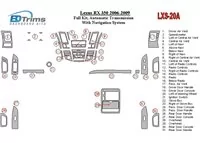 Lexus RX 350 2006-UP Volledige set, automatische versnelling, met navigatie Interieur BD Dash Trim Kit - 1