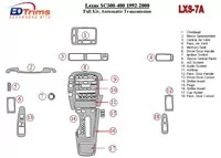 Kit de garniture de tableau de bord intérieur BD pour Lexus SC 1992-2000 Automatic Gear - 1