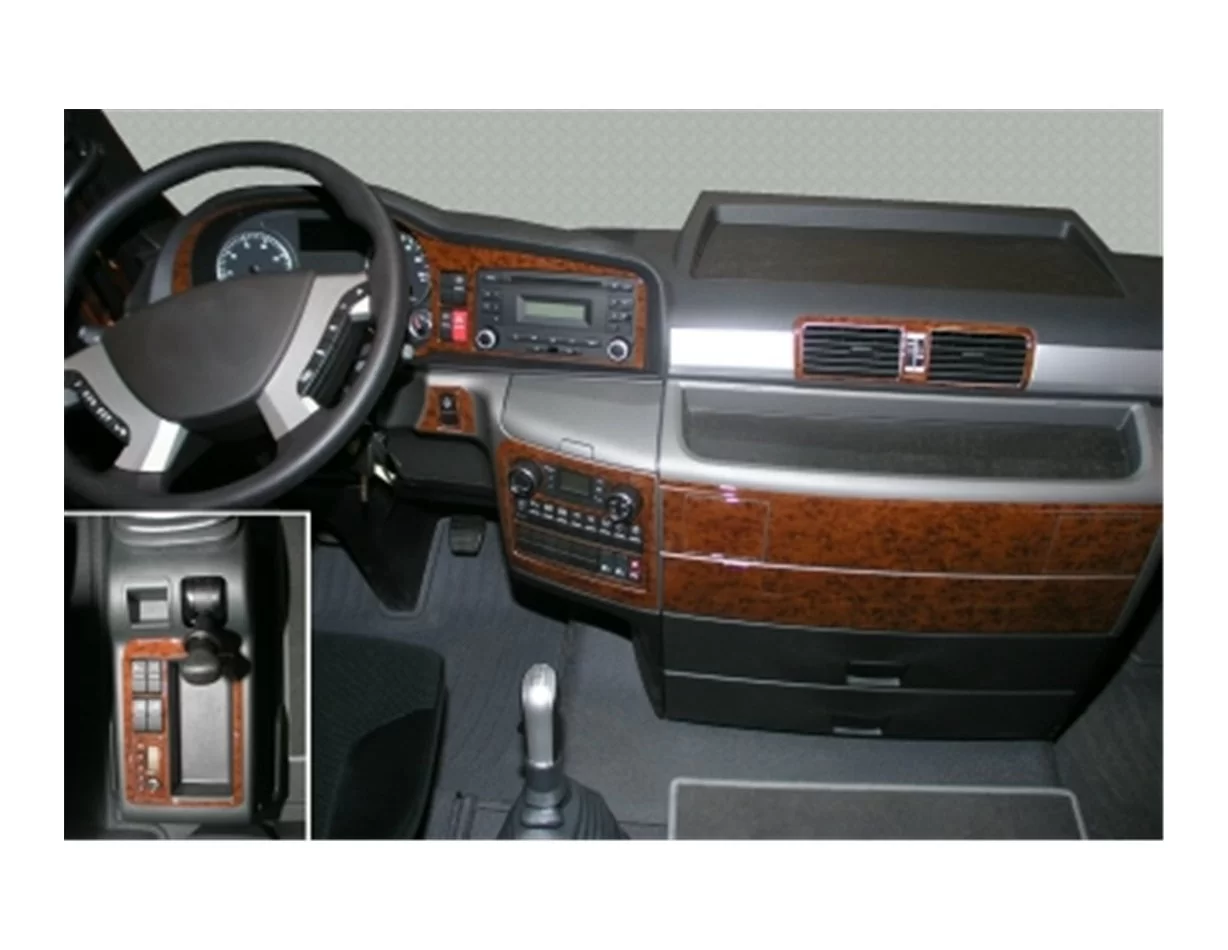 MAN TGX TGS 07.2007 3D Interior Dashboard Trim Kit Dash Trim Dekor 22-Parts - 1 - Interior Dash Trim Kit
