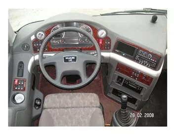 MAN Tourliner 01.2008 3D Interior Dashboard Trim Kit Dash Trim Dekor 30-Parts - 1 - Interior Dash Trim Kit