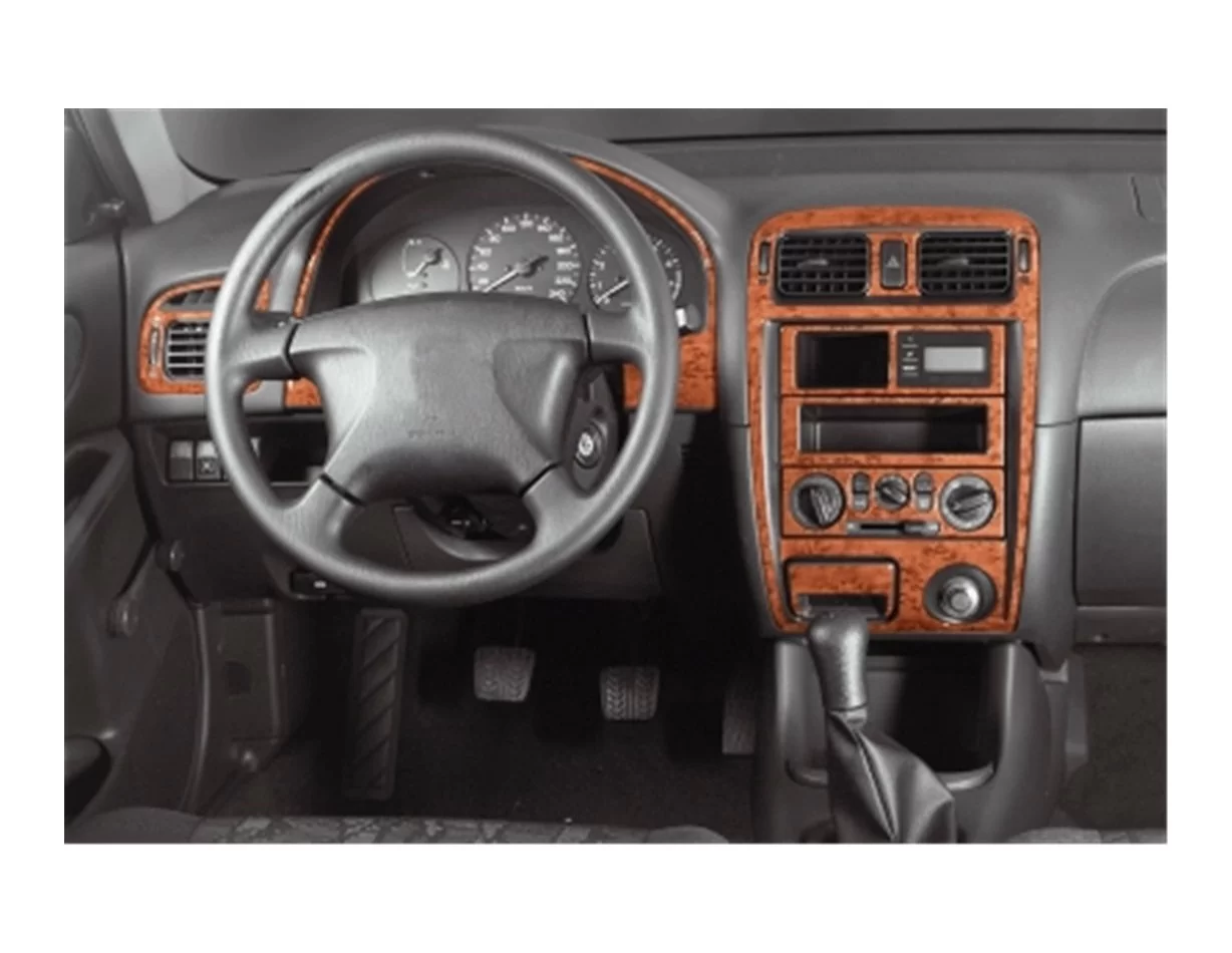 Mazda 626 08.97-05.04 Kit de garniture de tableau de bord intérieur 3D Dash Trim Dekor 11-Parts - 1