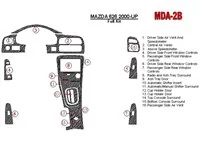 Mazda 626 2000-UP Kit de garniture de tableau de bord intérieur BD complet - 1