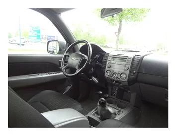 Mazda BT50 Pick-Up 07.06-12.10 Kit de garniture de tableau de bord intérieur 3D Dash Trim Dekor 18-Parts - 1