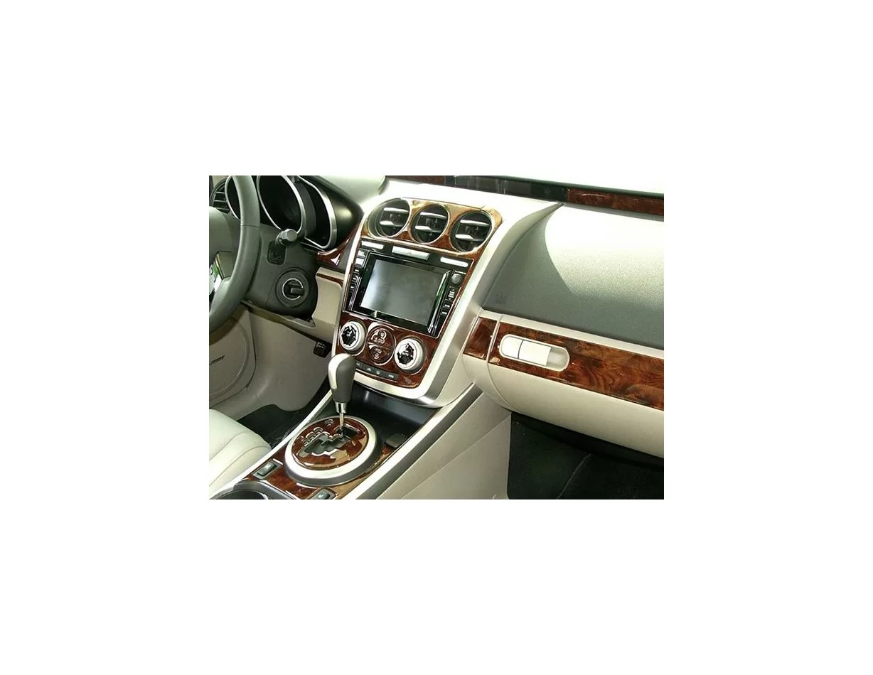Mazda CX7 2010-UP Kit complet de garnitures de tableau de bord intérieur BD - 1