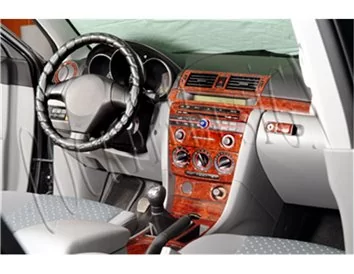Mazda Mazda 3 06.04-12.09 Kit de garniture de tableau de bord intérieur 3D Dash Trim Dekor 25-Parts - 1