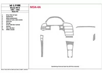 Mazda MX-6 1993-1995 Ensemble complet, ensemble de 11 pièces Kit de garniture de tableau de bord intérieur BD - 1 Mazda MX-6 1993-1995 Ensemble complet, ensemble de 11 pièces Kit de garniture de tableau de bord intérieur BD - 1