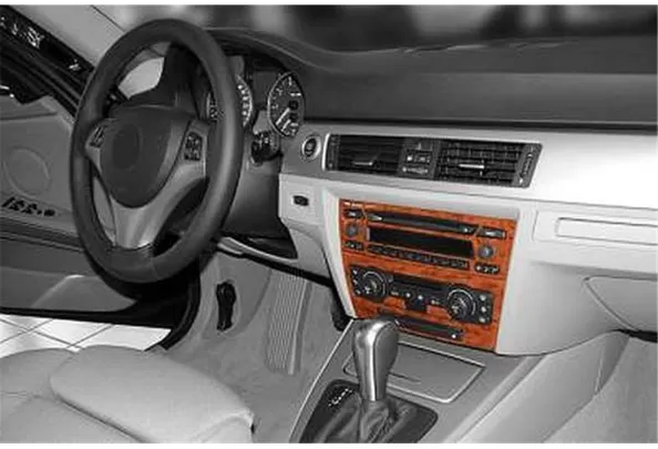BMW 3 Series E90 01.06-12.10 3D Interior Dashboard Trim Kit Dash Trim Dekor 18-Parts - 1 - Interior Dash Trim Kit BMW 3 Series E90 01.06-12.10 3D Interior Dashboard Trim Kit Dash Trim Dekor 18-Parts - 1 - Interior Dash Trim Kit