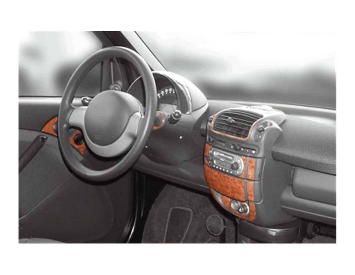 Mcc Smart Smart 07.1998 Inleg dashboard Interieurset aansluitend en pasgemaakt op he 22 -Teile - 1