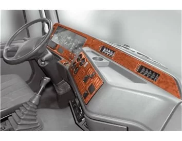 Mercedes Actros 05.96-01.00 Kit de garniture de tableau de bord intérieur 3D Dash Trim Dekor 40-Parts - 1