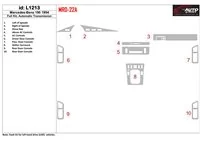 Mercedes Benz 190 1994-1994 Volledige set, handgeschakelde versnellingsbak Interieur BD Dash Trim Kit - 1