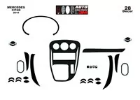 Mercedes Benz Citan W415 ab 2012 Kit de garnitures de tableau de bord intérieur 3D Dash Trim Dekor 16-Parts - 2