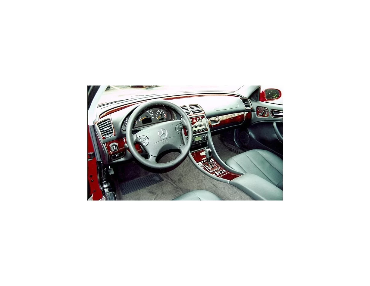 Mercedes Benz CLK 1998-2002 Full Set, Folding roof-Cabrio Interior Dash Trim Kit - 1 - Interior Dash Trim Kit