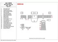 Mercedes Benz M Class 2002-2005 Base Kit Interior BD Dash Trim Kit - 1 - Interior Dash Trim Kit Mercedes Benz M Class 2002-2005 Base Kit Interior BD Dash Trim Kit - 1 - Interior Dash Trim Kit