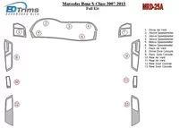 Mercedes Benz Classe S 2007-UP Ensemble complet, kit de garniture de tableau de bord intérieur BD conforme OEM - 1 Mercedes Benz Classe S 2007-UP Ensemble complet, kit de garniture de tableau de bord intérieur BD conforme OEM - 1