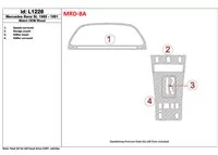 Mercedes Benz SL R129 Classe 1989-1991 Ensemble Complet Intérieur BD Dash Trim Kit - 1 Mercedes Benz SL R129 Classe 1989-1991 Ensemble Complet Intérieur BD Dash Trim Kit - 1