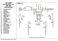 Mercedes Benz W203 Classe C 2005-2007 Ensemble Complet, Coupé 4 Portes, Sans Sièges Électriques Intérieur BD Dash Trim Kit - 1 Mercedes Benz W203 Classe C 2005-2007 Ensemble Complet, Coupé 4 Portes, Sans Sièges Électriques Intérieur BD Dash Trim Kit - 1