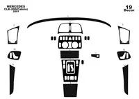 Mercedes Benz W208 CLK-Cabrio 1997-2003 Inleg dashboard Interieurset aansluitend en pasgemaakt op he 19 -Teile - 2