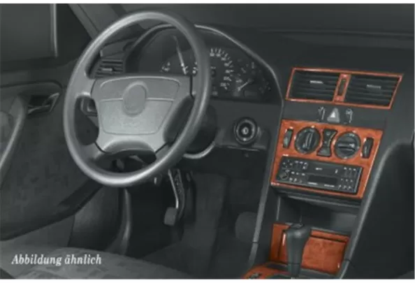 Mercedes C-Class W202 06.93-09.95 3D Interior Dashboard Trim Kit Dash Trim Dekor 16-Parts - 1 - Interior Dash Trim Kit Mercedes C-Class W202 06.93-09.95 3D Interior Dashboard Trim Kit Dash Trim Dekor 16-Parts - 1 - Interior Dash Trim Kit