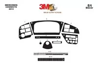 Mercedes Connecto 01.2013 3D Interior Dashboard Trim Kit Dash Trim Dekor 52-Parts - 2 - Interior Dash Trim Kit Mercedes Connecto 01.2013 3D Interior Dashboard Trim Kit Dash Trim Dekor 52-Parts - 2 - Interior Dash Trim Kit