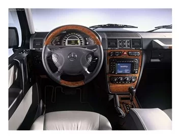 Mercedes G-Klasse X463 Inleg dashboard Interieurset aansluitend en pasgemaakt op he 25-Teile - 1