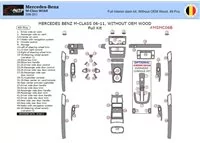 Mercedes ML-Klasse W164 2006-2011 Inleg dashboard Interieurset aansluitend en pasgemaakt op he 49 -Teile - 1 Mercedes ML-Klasse W164 2006-2011 Inleg dashboard Interieurset aansluitend en pasgemaakt op he 49 -Teile - 1