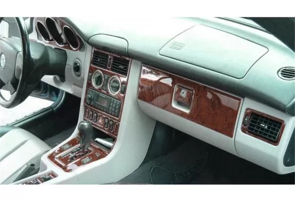 Mercedes SLK (R170) 1997-2004 3D Interior Dashboard Trim Kit Dash Trim Dekor 23-Parts - 1 - Interior Dash Trim Kit Mercedes SLK (R170) 1997-2004 3D Interior Dashboard Trim Kit Dash Trim Dekor 23-Parts - 1 - Interior Dash Trim Kit