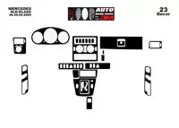 Mercedes SLK (R170) 1997-2004 3D Interior Dashboard Trim Kit Dash Trim Dekor 23-Parts - 2 - Interior Dash Trim Kit Mercedes SLK (R170) 1997-2004 3D Interior Dashboard Trim Kit Dash Trim Dekor 23-Parts - 2 - Interior Dash Trim Kit